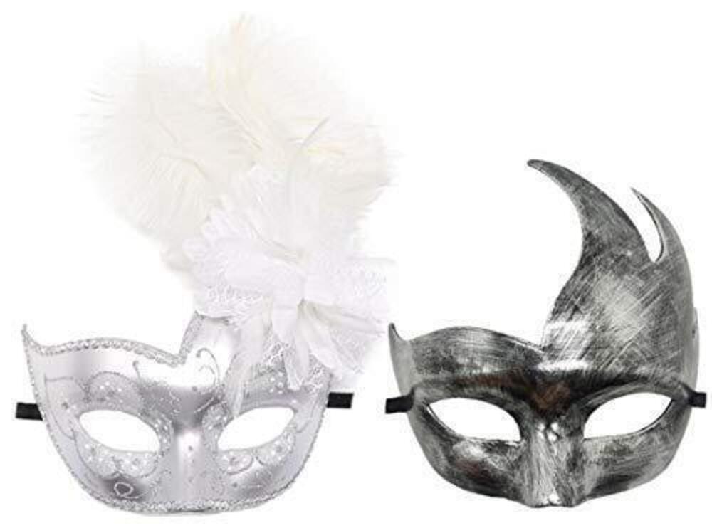 2275 Costume Mask Feather Masquerade Mask Halloween Mardi Gras Cosplay